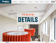 Tablet Screenshot of empiredrywall.ca